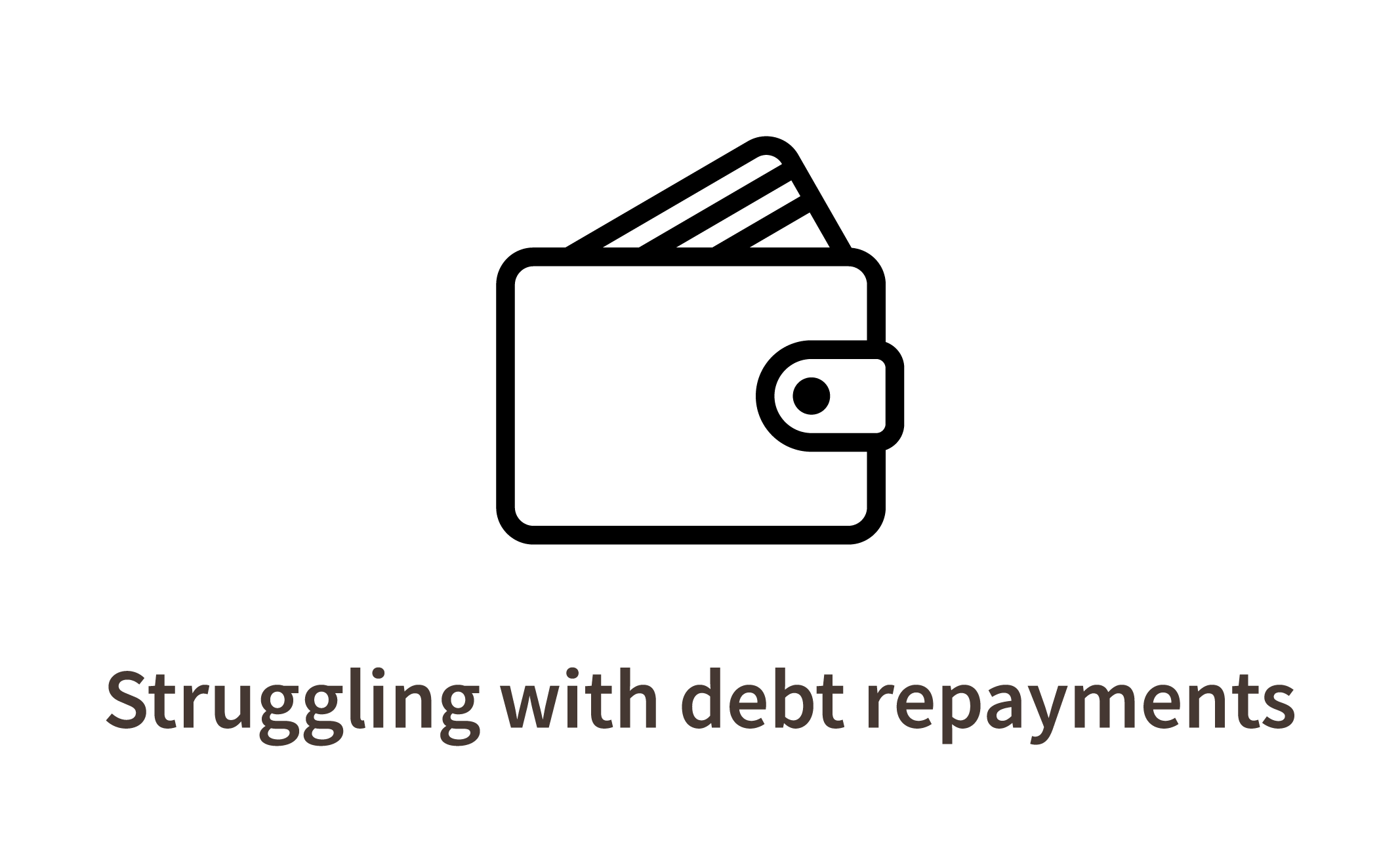 Struggling with debt repayments